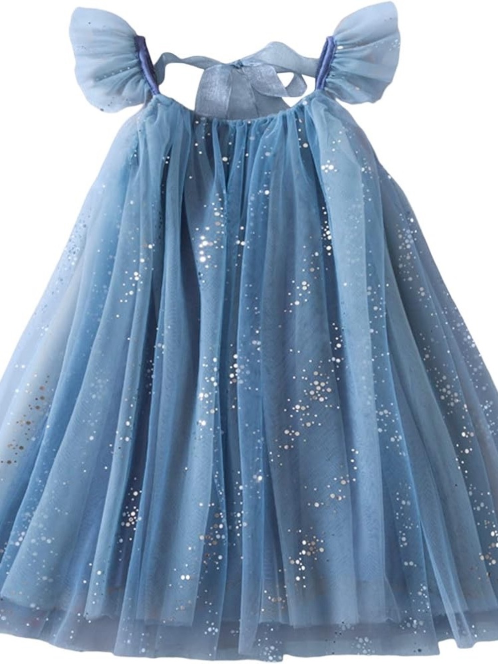 Sparkle Blue Tulle Fairy Costume Dress for Kids